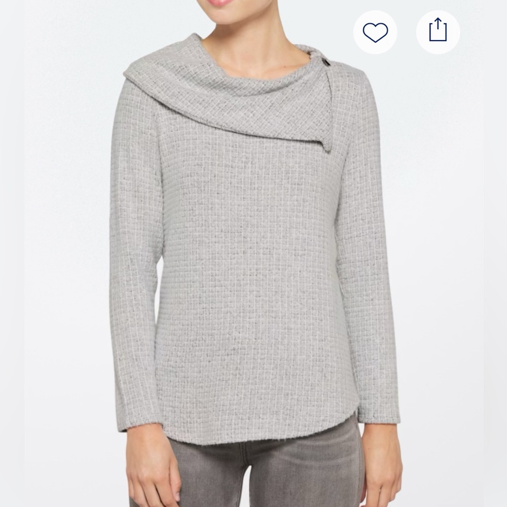 Fortune and Ivy Women's Gray Sweater